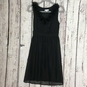 Liz Lange‎ Maternity for Target Small Black Dress Sleeveless Ruffled V-Neck